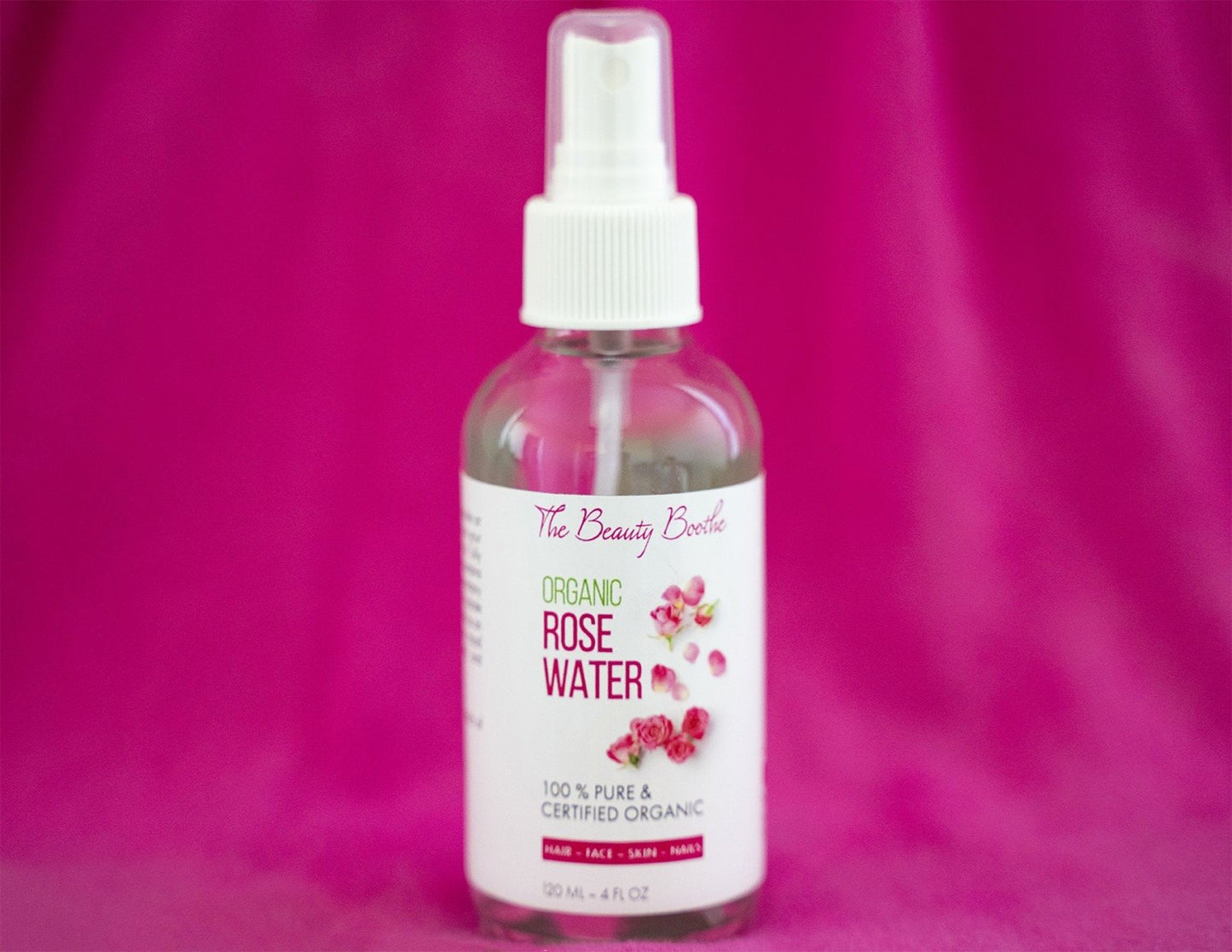 100% Pure Moroccan Rose Water - Facial Toner & Setting Spray