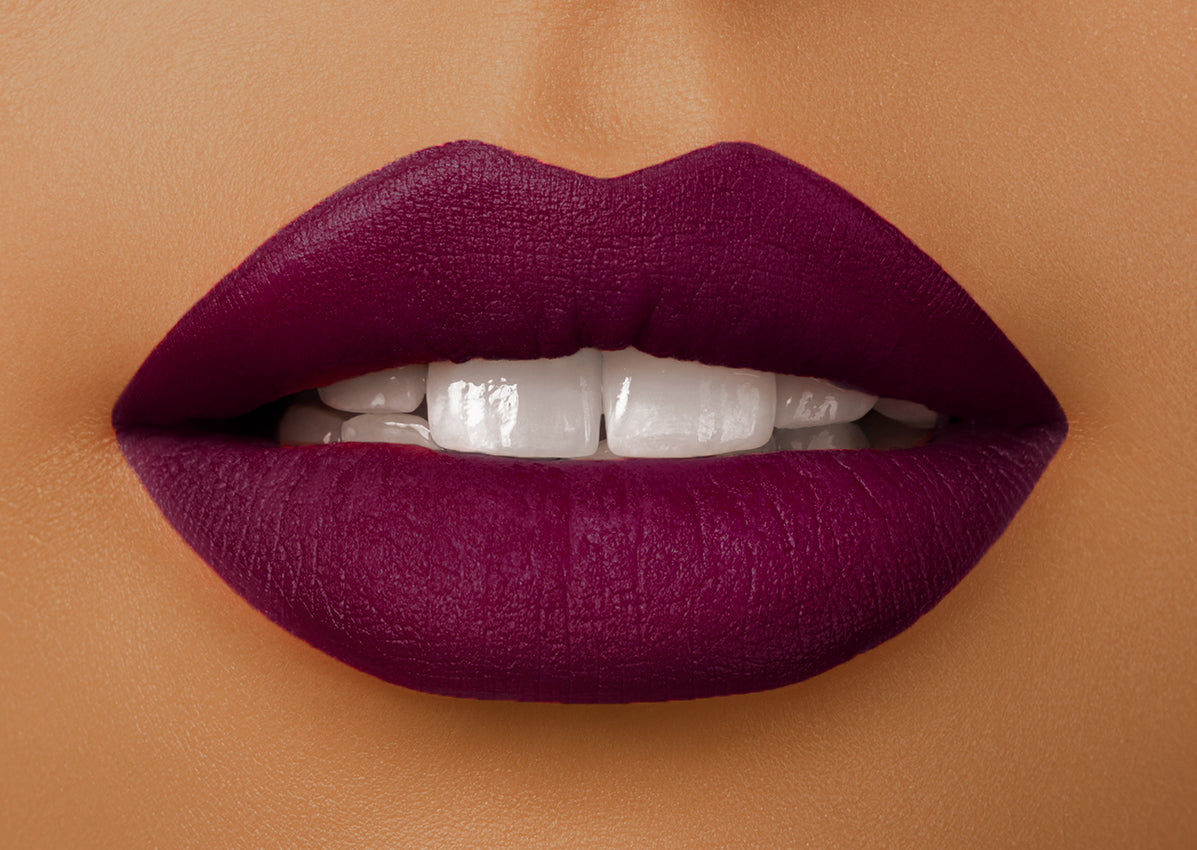 Burgundy matte shop lip